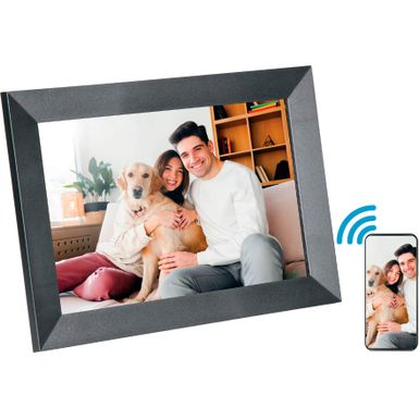 Sunpak - 10.1" Wi-Fi Touchscreen Digital Frame - Black