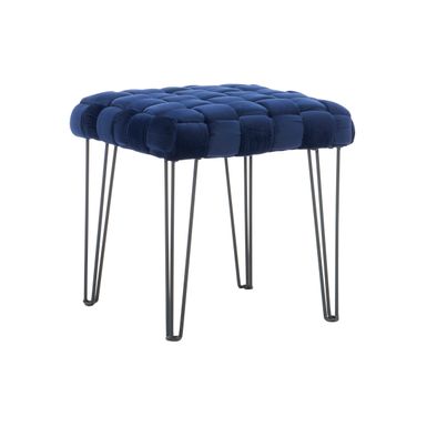 Jarom Square Stool Navy