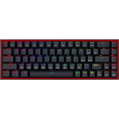 REDRAGON - K631-RGB 65 Wired Mechanical Red Switch Gaming Keyboard with RGB Backlighting - Black