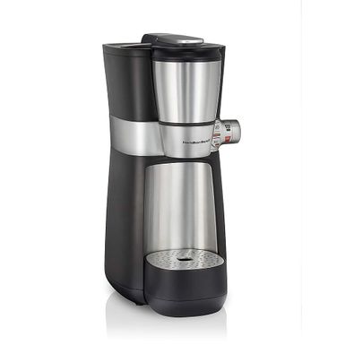 Hamilton Beach - Convenient Craft  Single Serve Rapid Cold Brew  Hot Coffee  Brewer - Black