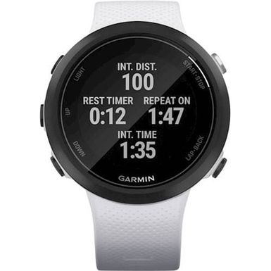 Garmin - Swim 2 Smartwatch 42mm Fiber-Reinforced Polymer - Whitestone