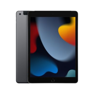 2021 Apple iPad 9th Gen 10.2-inch, Wi-Fi + Cellular, 64GB Storage Space Gray - MK663LL/A (Refurbished)