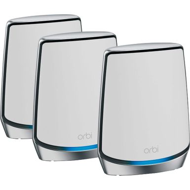 NETGEAR - Orbi 850 Series AX6000 Tri-Band Mesh Wi-Fi 6 System (3-pack) - White