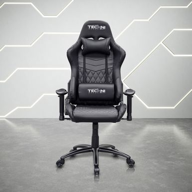 Ergonomic High Back Racer Style PC/Gaming Chair, Black