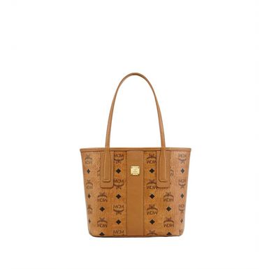 MCM Reversible Liz Shopper Bag (Mini, Cognac)