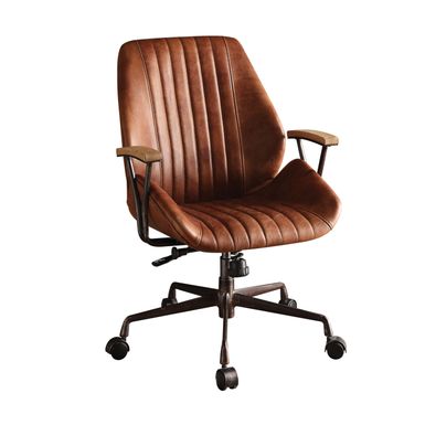 ACME Hamilton Office Chair, Cocoa Top Grain Leather