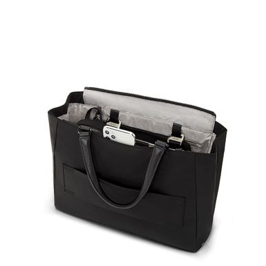 TUMI - Voyageur Valetta Medium Tote - Black/Gunmetal