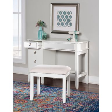 Fontana Vanity Set White