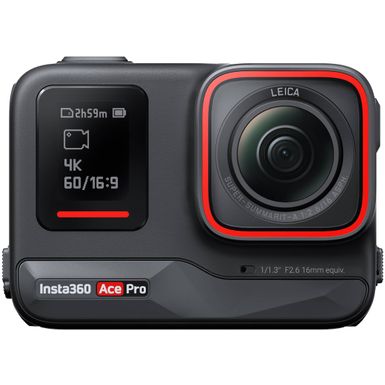 Insta360 - Ace Pro AI-Powered Waterproof Action Camera - Black