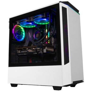 Periphio Nova Prebuilt Gaming PC - VR Ready, Liquid Cooled AMD Ryzen 5 5600X (4.6GHz Turbo), Radeon RX 6750 XT (12GB), 1TB M.2 NVMe SSD, 16GB DDR4 RAM,, WiFi + BT