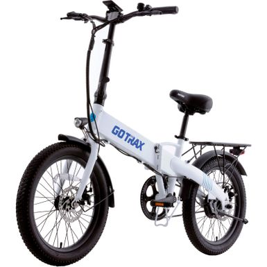 GoTrax - Z4 LITE Folding eBike w/ 25 mile Max Operating Range and 20 MPH Max Speed - White