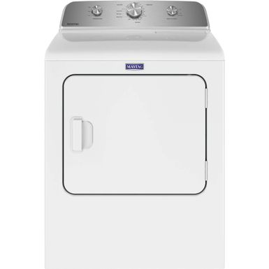 Maytag - 7.0 Cu. Ft. Gas Dryer with Wrinkle Prevent - White