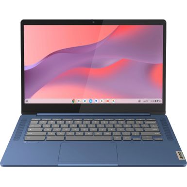 Lenovo - IdeaPad Slim 3 Chromebook Laptop - 14 FHD Touchscreen Laptop - MediaTek Kompanio 520 - 4GB Memory - 64GB eMMC - Abyss Blue