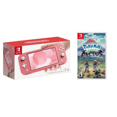 Nintendo - Switch LITE Coral + Pokémon Acreus BUNDLE