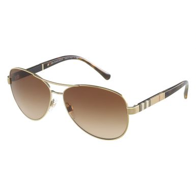 Burberry Sunglasses (BE3080-114513, Light Gold/Brown Gradient)