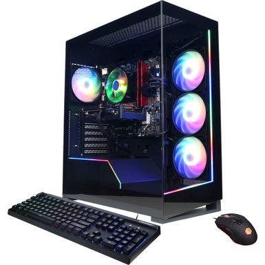 CyberPowerPC - Gamer Master Gaming Desktop - AMD Ryzen 5 5500 - 16GB Memory - NVIDIA GeForce RTX 4060 8GB - 1TB SSD - Black