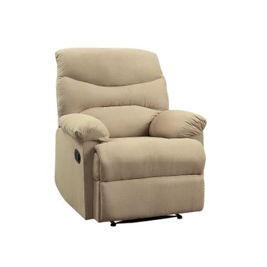 ACME Arcadia Motion Recliner, Beige Microfiber