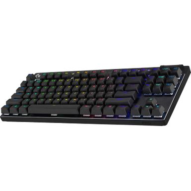 Logitech - PRO X TKL LIGHTSPEED Wireless Mechanical Tactile Switch Gaming Keyboard with LIGHTSYNC RGB - Black