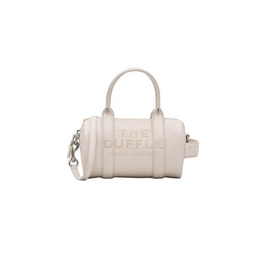 Marc Jacobs The Leather Duffle (Mini, Cotton/Silver)