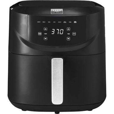 bella PRO - 8-qt. Digital Air Fryer with Divided Basket - Black