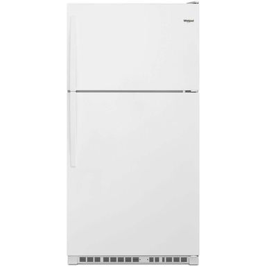 Whirlpool - 20.5 Cu. Ft. Top-Freezer Refrigerator - White