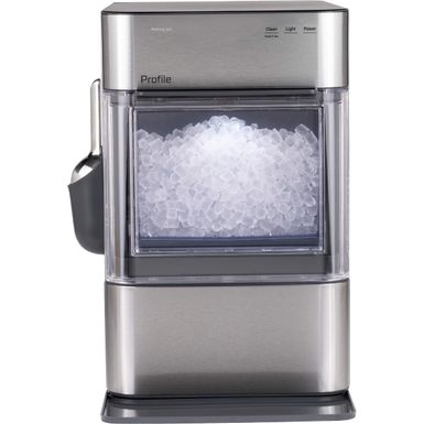 GE Profile - Opal 2.0 Ultra Nugget Ice Maker with Scale Inhibiting Filter - Stainless Steel