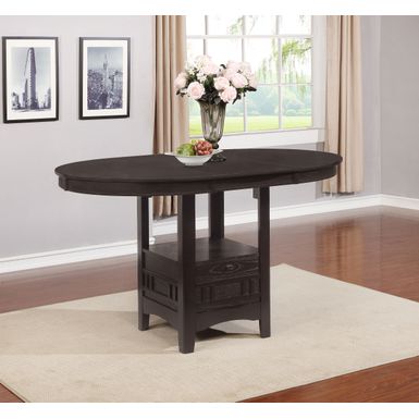 Lavon Oval Counter Height Table Espresso