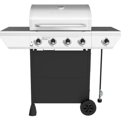 Nexgrill - 4 Burner + Side Burner Cart Gas Grill - Black