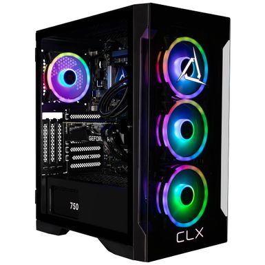 CLX - SET Gaming Desktop - Intel Core i9 12900KF - 32GB DDR4 3200 Memory - GeForce RTX 4060 Ti - 1TB NVMe M.2 SSD + 4TB HDD - Black