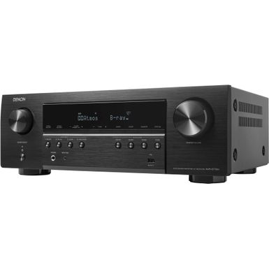 Denon - AVR-S770H (75W X 7) 7.2-Ch. with HEOS and Dolby Atmos 8K Ultra HD HDR Compatible AV Home Theater Receiver with Alexa - Black