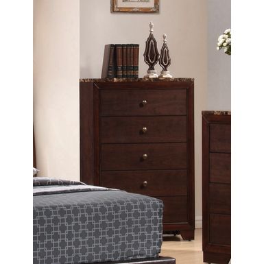 Sandy Beach 11-Drawer Dresser Black