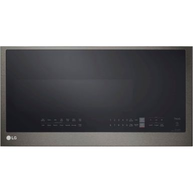 LG - 2.0 Cu. Ft. Over-the-Range Microwave with Sensor Cooking and EasyClean - Black Stainless Steel