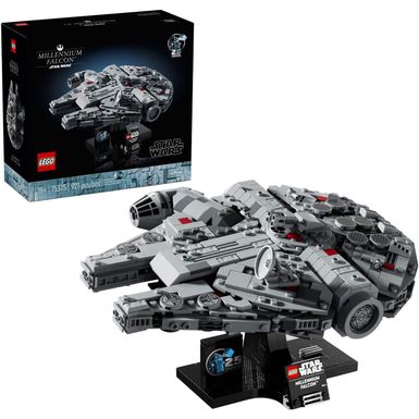 LEGO - LEGO Star Wars Millennium Falcon 25th Anniversary Buildable Starship Model 75375 - Multi