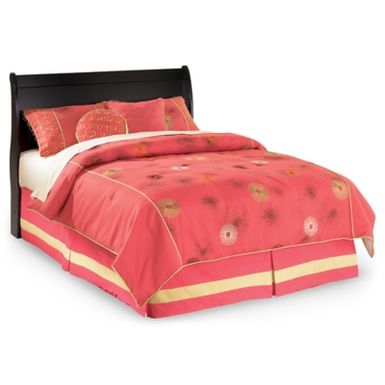 Black Huey Vineyard Full Sleigh Headboard