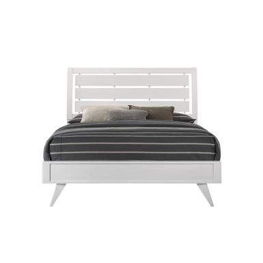 ACME Cerys Eastern King Bed, White Finish