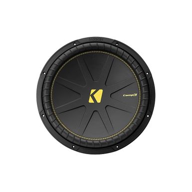 KICKER - CompC 15" Dual-Voice-Coil 4-Ohm Subwoofer - Black