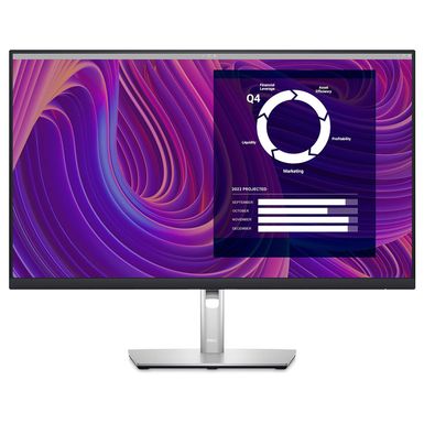 Dell - 27" LCD Monitor (DisplayPort, USB, HDMI) - Black, Silver