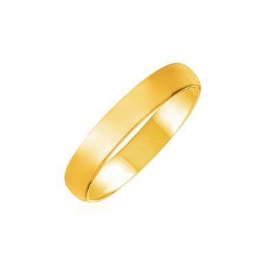 14k Yellow Gold Comfort Fit Wedding Band (Size 5)