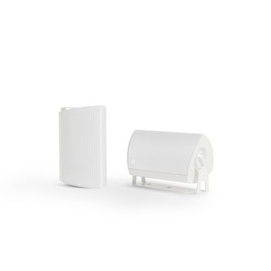 Definitive Technology - Dymension 4.5" 2-Way Outdoor Wall Mount Speakers Pair - White