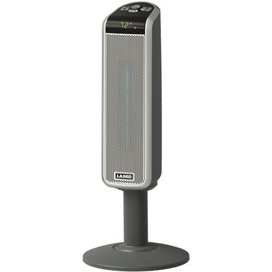 Lasko Space-Saving Ceramic Pedestal Heater with Front-Facing Display and Digital Remote Control