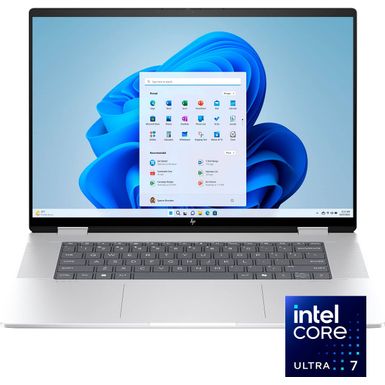 HP - Envy 2-in-1 16 2K Touch-Screen Laptop - Intel Core Ultra 7 - 32GB Memory - 2TB SSD - Glacier Silver