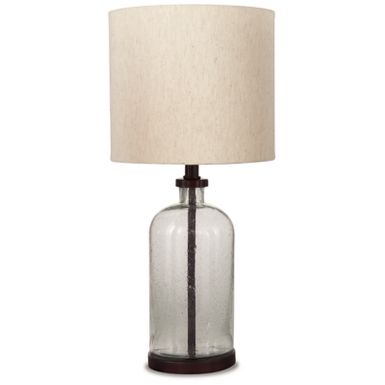 Clear/Bronze Finish Bandile Glass Table Lamp (1/CN)