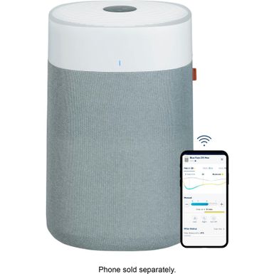 Blueair - Blue Pure 211i Max 635 Sq. Ft HEPASilent Smart Extra-Large Room Air Purifier - White/Gray