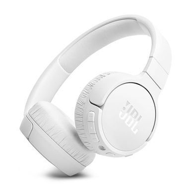 JBL - Adaptive Noise Cancelling Wireless On-Ear Headphone - White