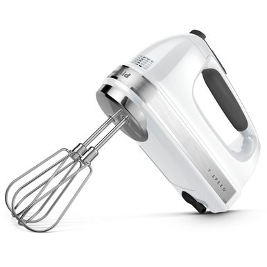 KitchenAid 7-Speed Hand Mixer with Turbo Beaters II in White