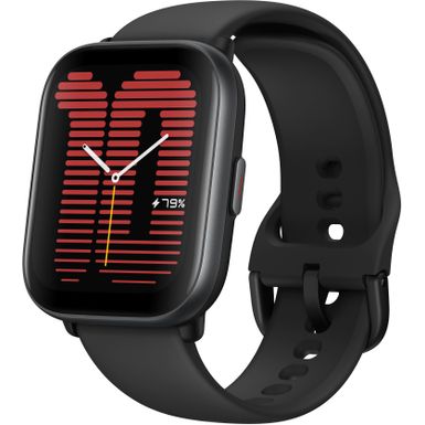 Amazfit - Active Smartwatch 35.9mm Aluminum Alloy - Black