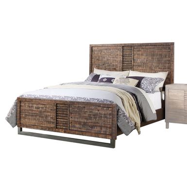 ACME Andria Queen Bed, Reclaimed Oak