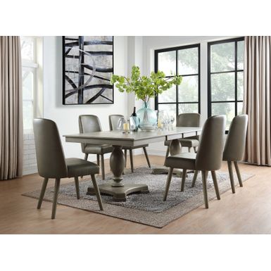 ACME Waylon Dining Table, Gray Oak