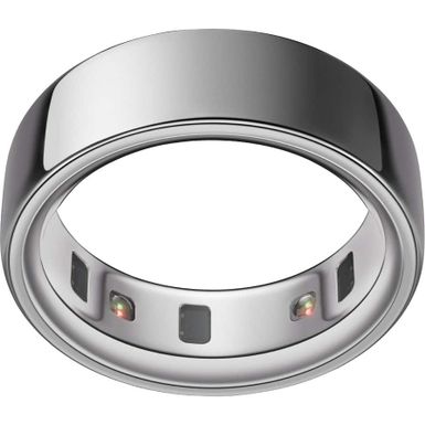 Oura Ring 4 - Smart Ring - Size Before You Buy with Oura Ring 4 Sizing Kit - Size 11 - Silver