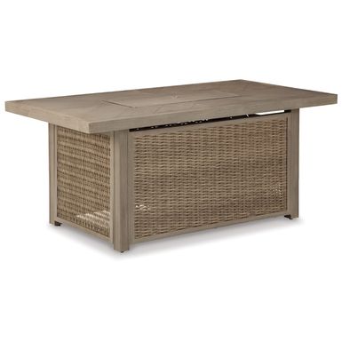 Beachcroft Rectangular Fire Pit Table